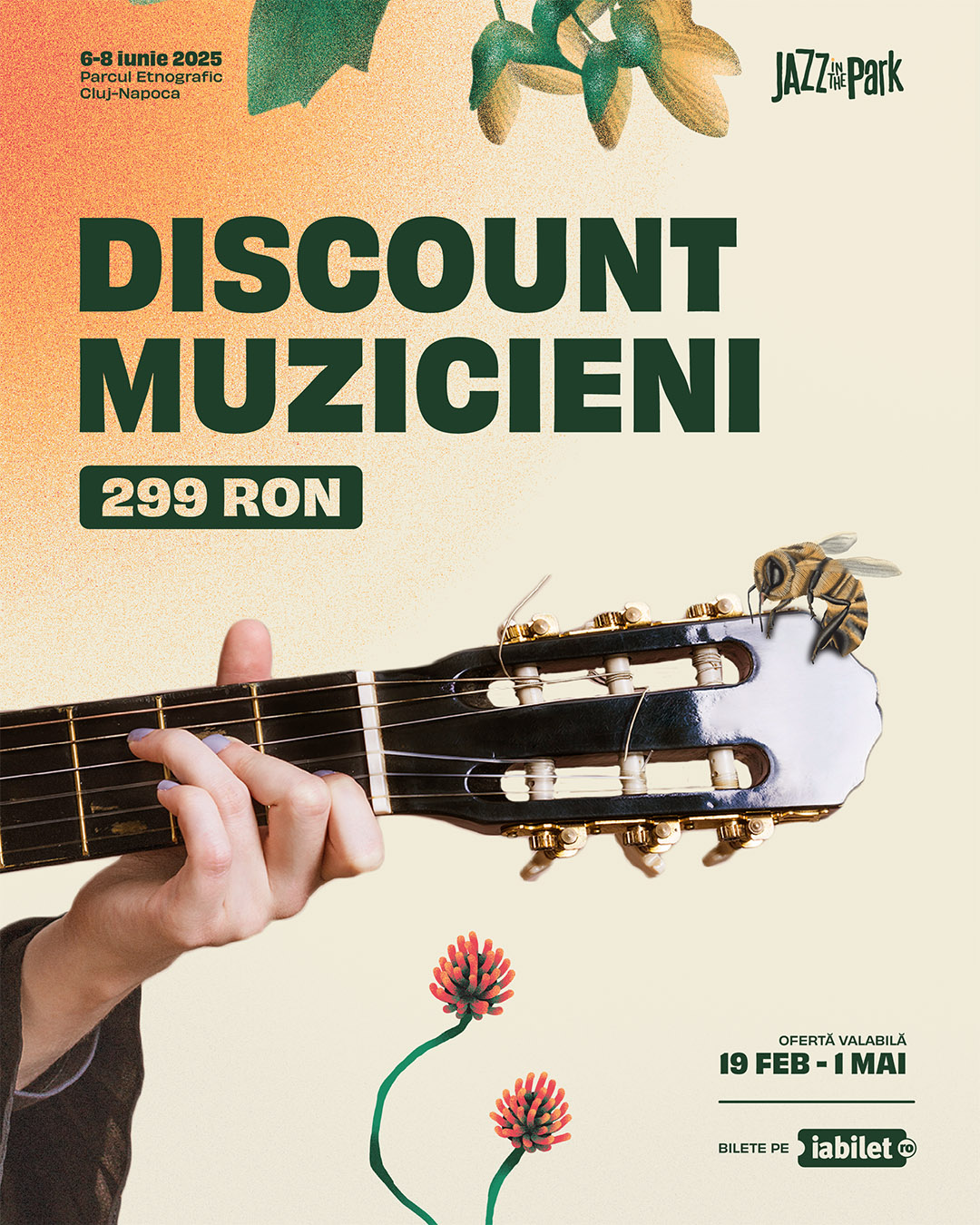 Discount pentru Muzicieni la Jazz in the Park 2025